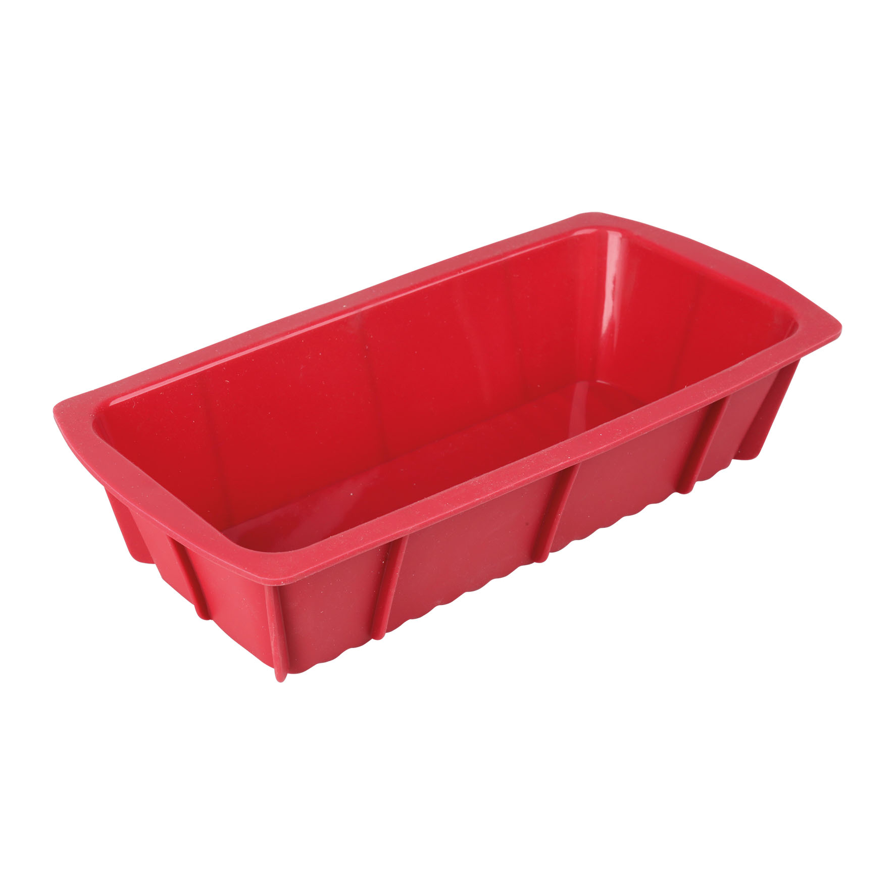Image de Moule à Cake en Silicone Gamme Candy Rouge 25 x 12 x 6 cm