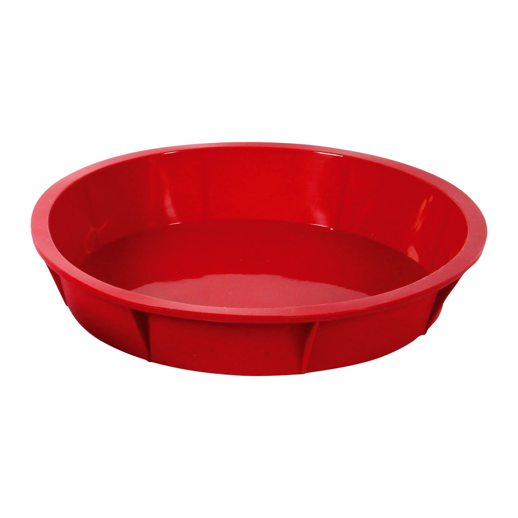 Image de Moule à Manqué en Silicone Rouge - Gamme Candy - Ø 25 cm