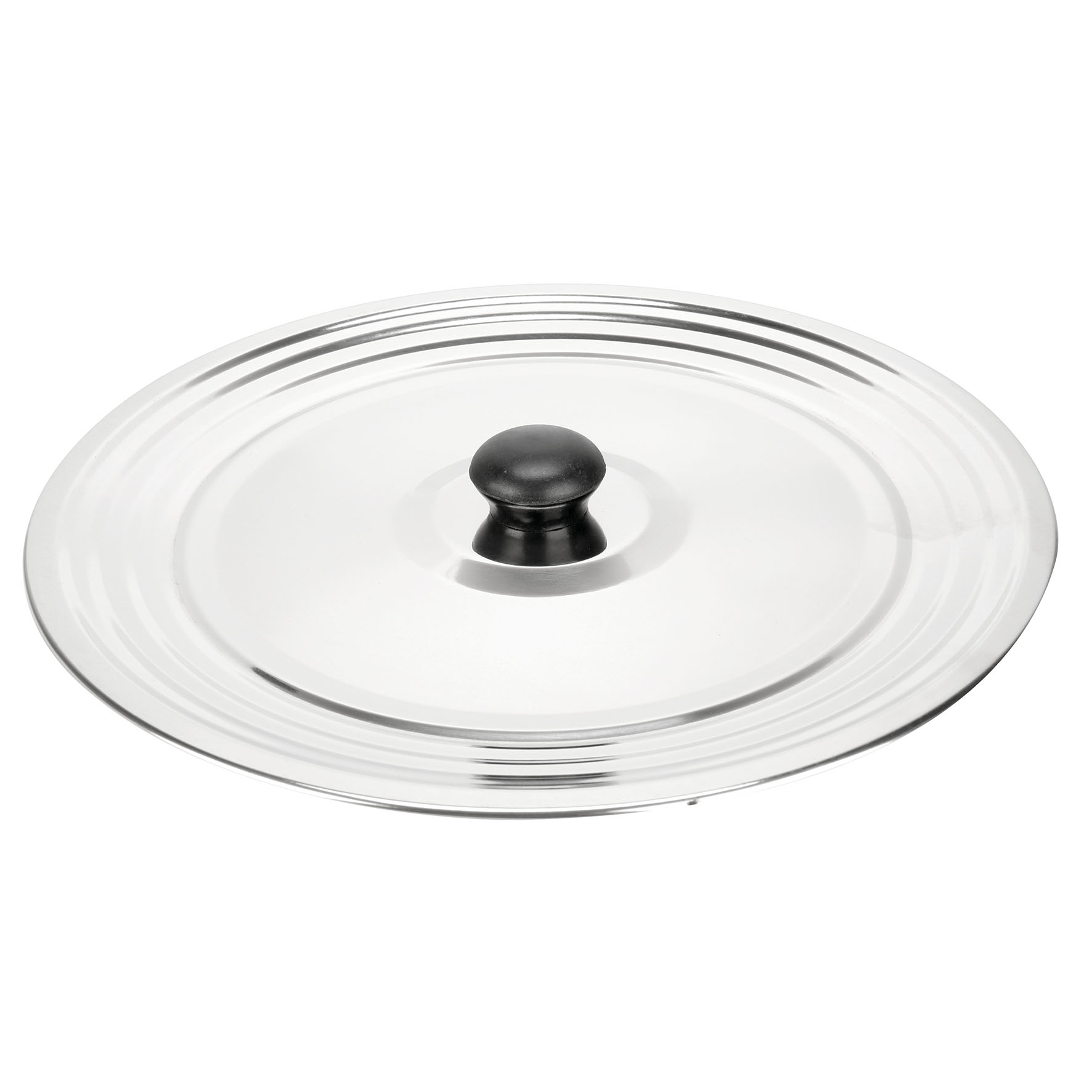 Image de Couvercle universel en Acier Inoxydable pour Poêles, Sauteuses diamètres D28/30/32 cm