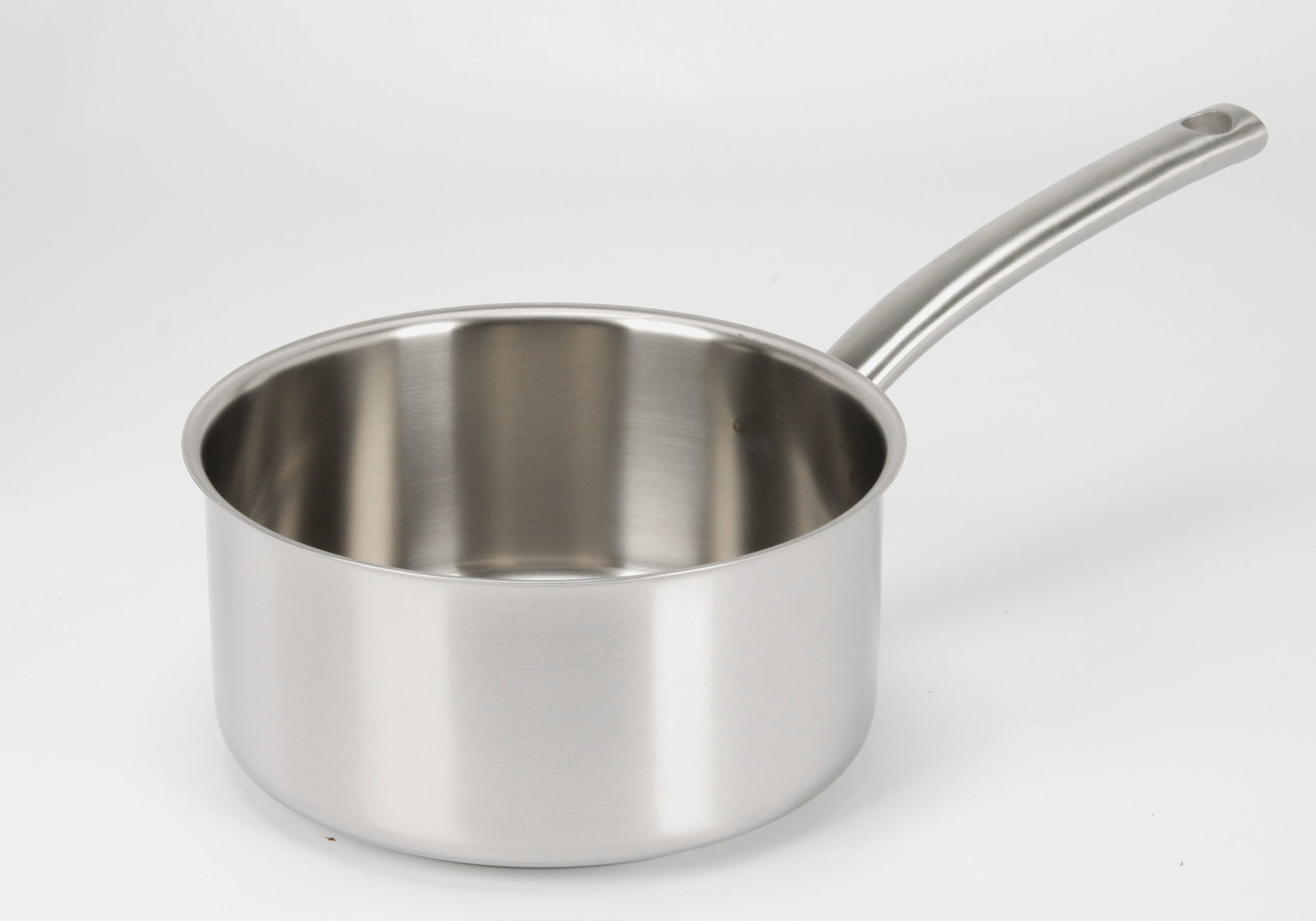 Image de Casserole BACCHUS PRO en acier inoxydable qualité professionnelle Ø 20 cm - tous feux dont induction - Manche ergonomique Thermo-résistant, Fond triple épaisseur