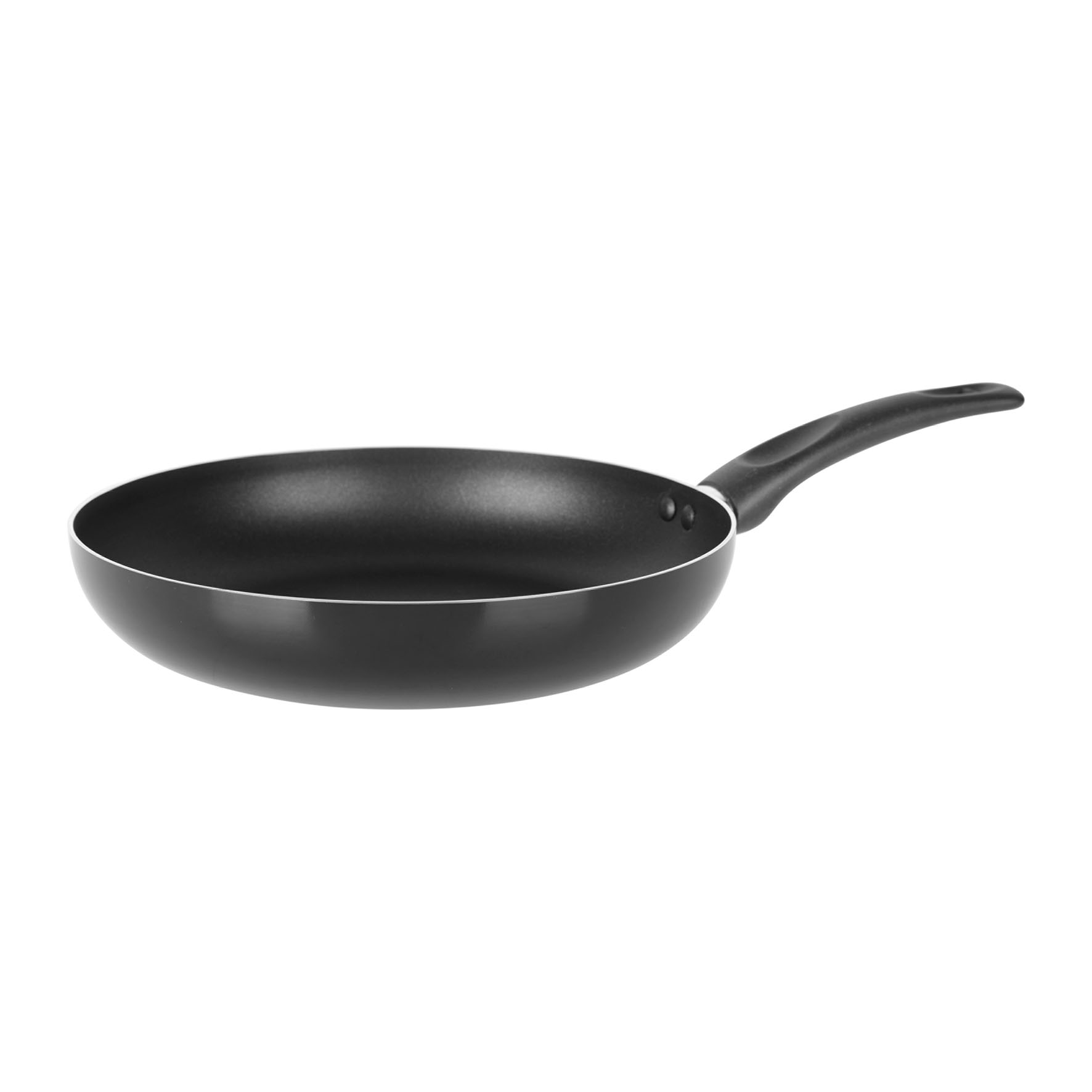 Image de Poêle en Aluminium pressé CARBONE Ø 28 cm Noir - Revêtement anti-adhérent sans PFOA - Manche thermorésistant - Tous feux SAUF Induction