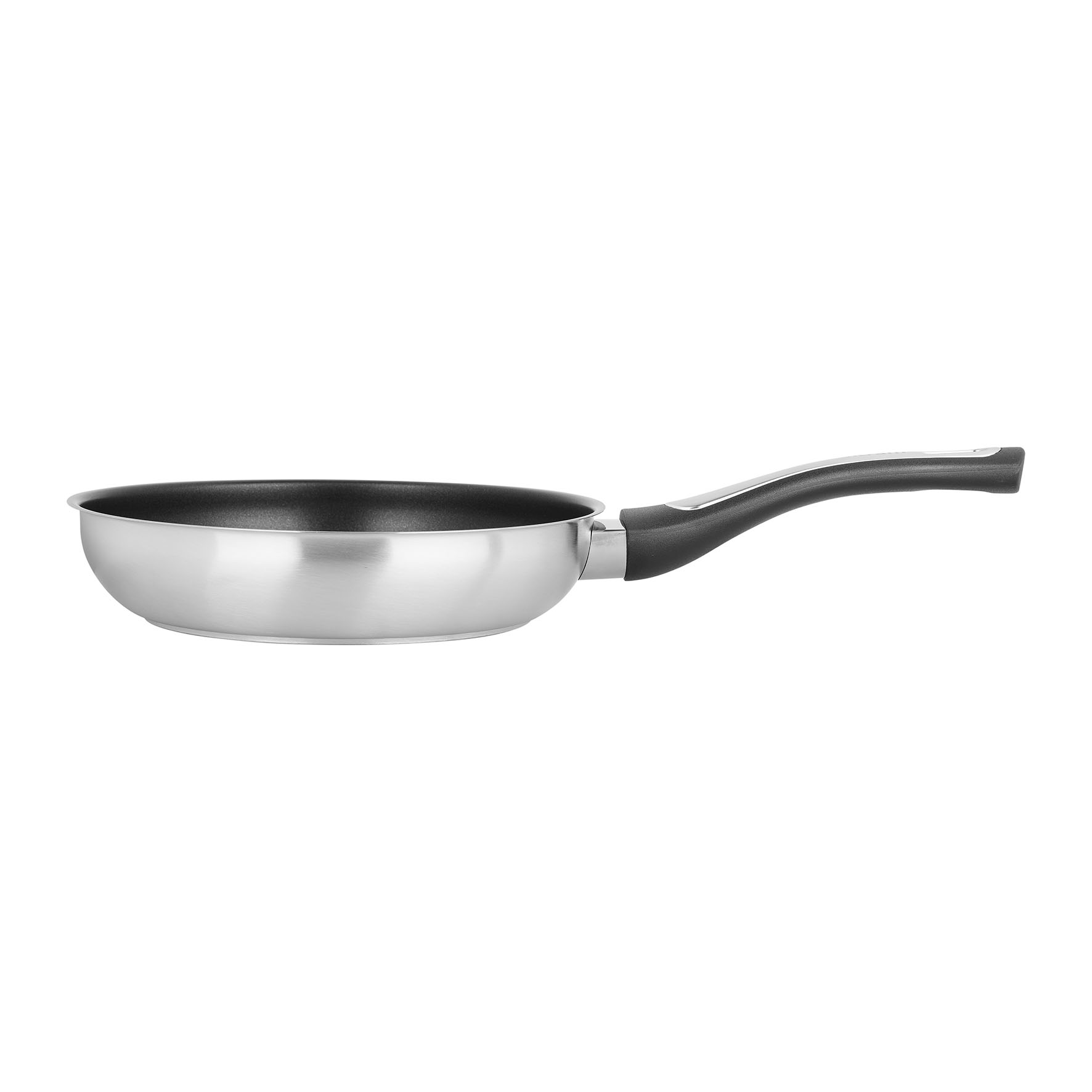 Image de Poêle Sitram Ø 28 cm en Acier Inoxydable recyclé - Revêtement intérieur sans PFOA - Tous feux dont induction