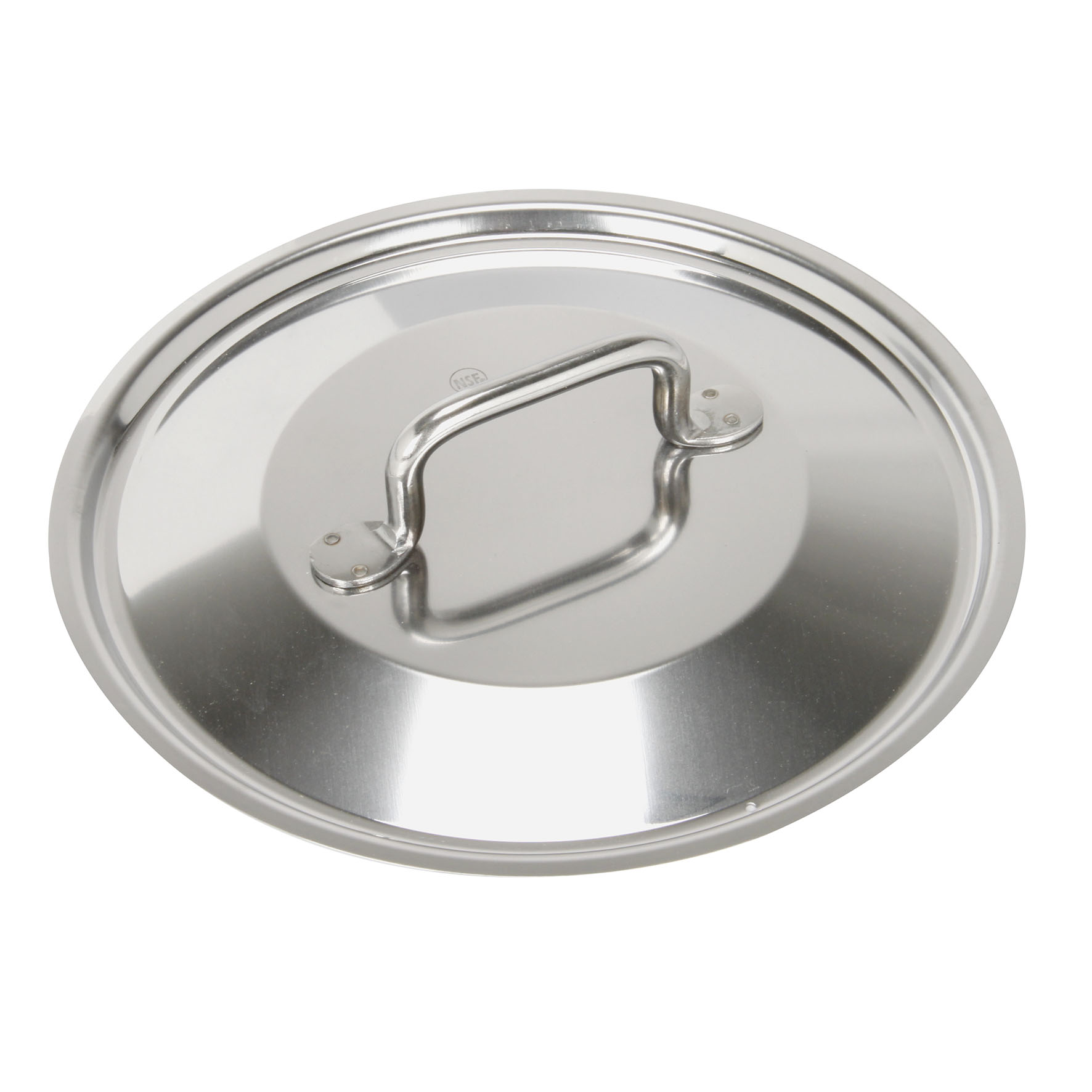 Image de Couvercle anti-projection Inox Gamme HORECA W Ø 24 cm - poignée en inox soudé - Fabriqué en France - Matériel CHR Pro restauration - Matériel de Restauration Inox