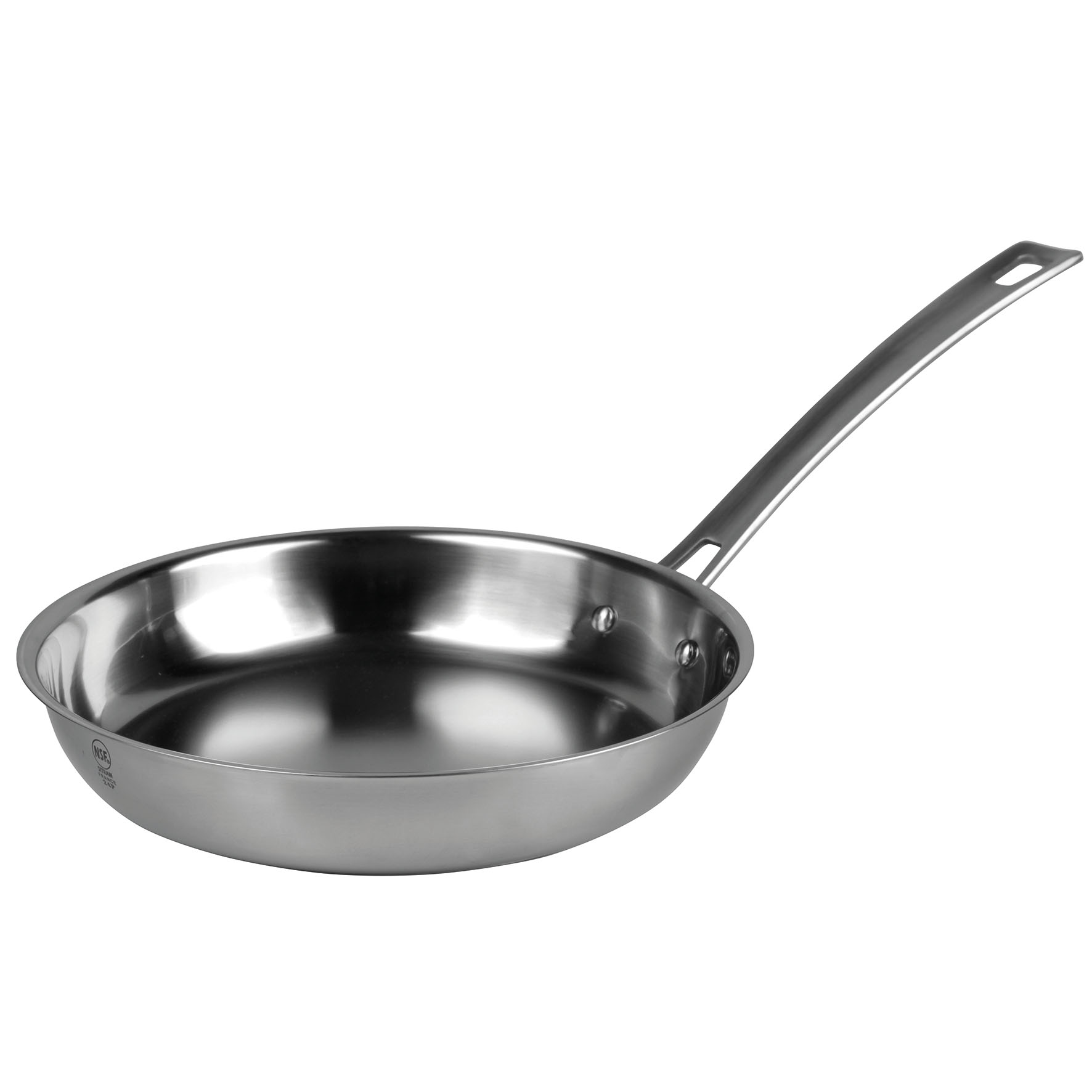 Image de Poêle Professionelle en Acier Inoxydable Horeca R Ø 34 cm + poignée inox, 4.5 litres - Tous feux y compris Induction