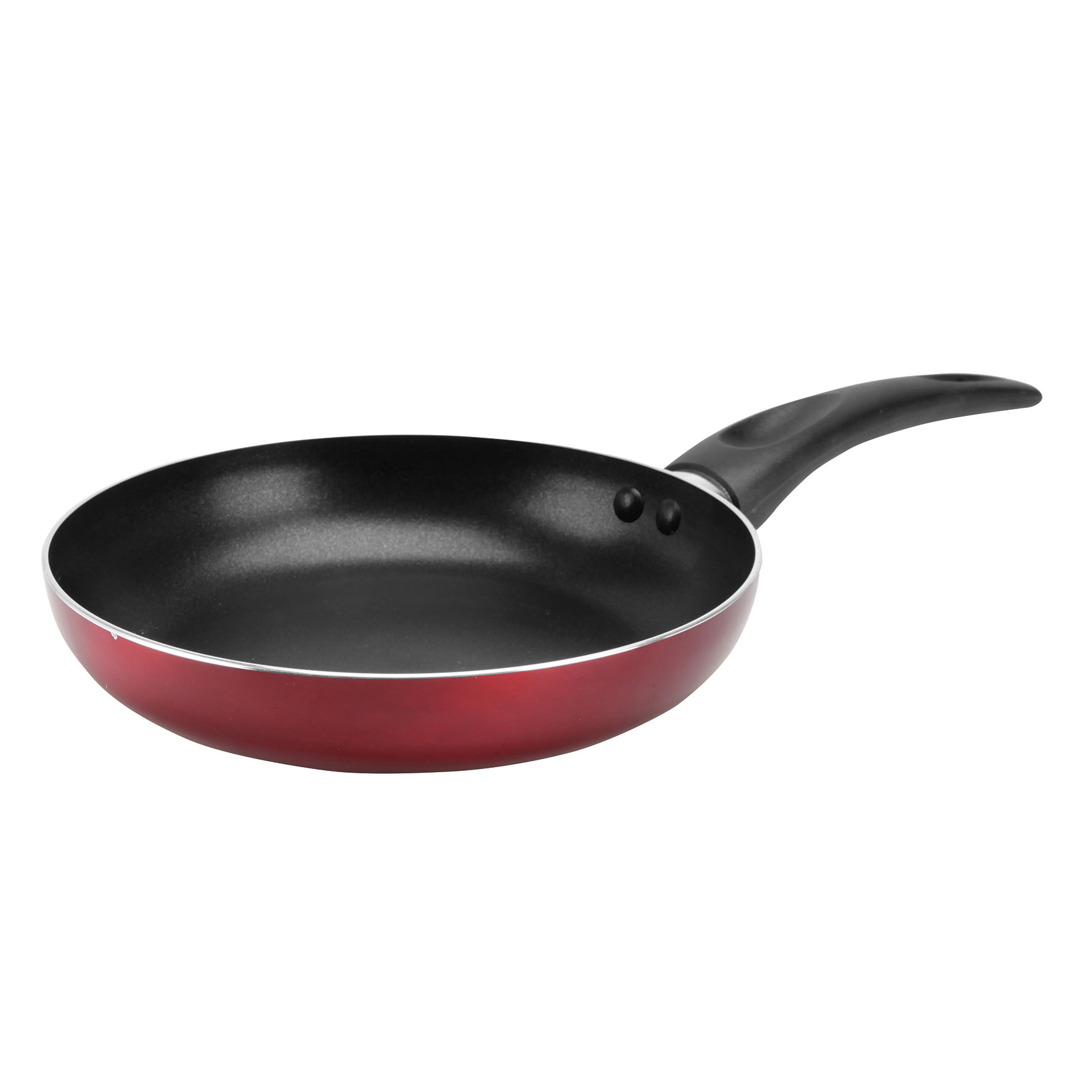 Image de Poêle en Aluminium pressé CHERRY Ø 20 cm - Revêtement anti-adhésif - Coloris Rouge métallisé - Tous feux dont induction