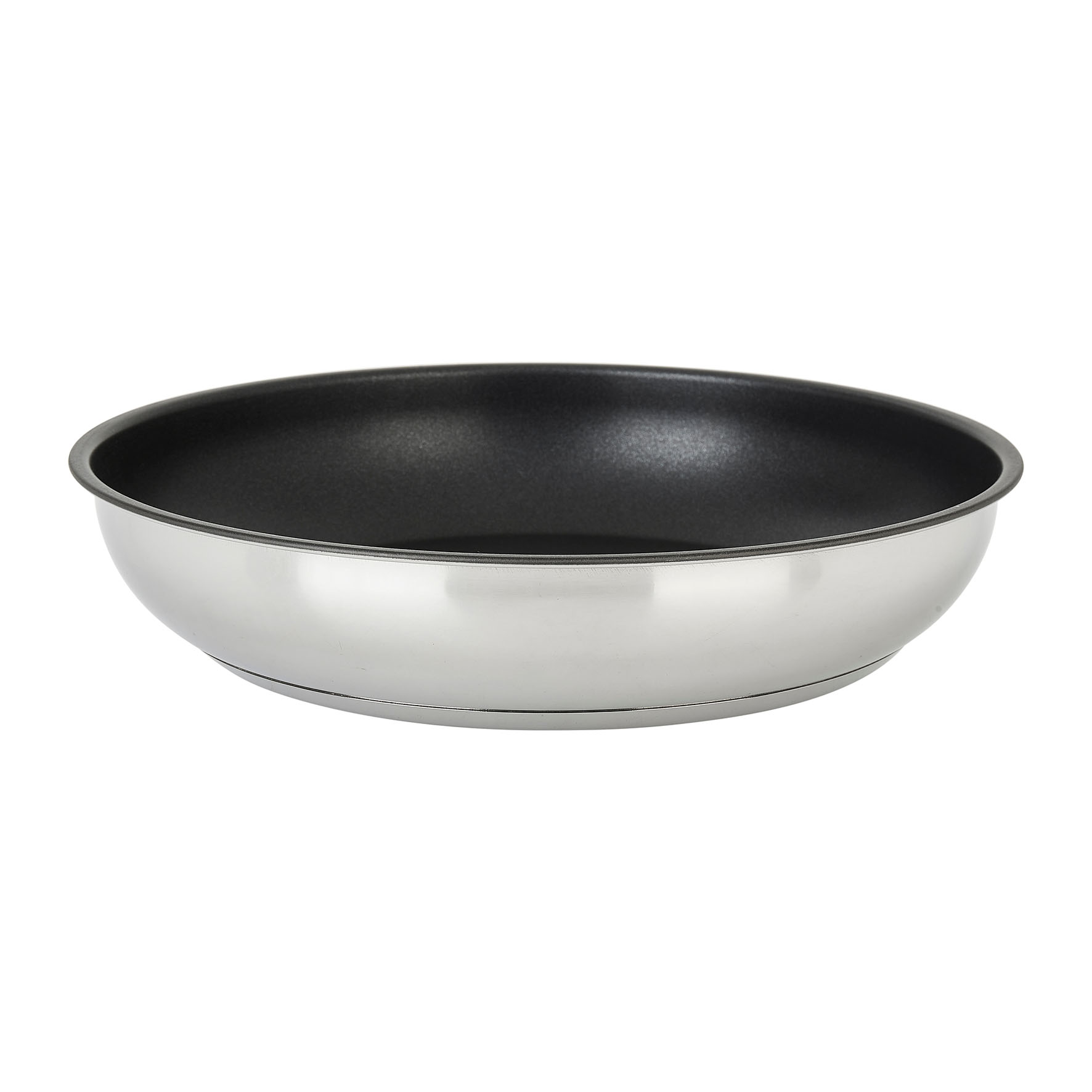 Image de Poêle Inox amovible Gamme SITRAMOVIBLE ARPEGE Ø 28 cm H 5,5 cm - Revêtement intérieur anti-adhésif sans PFOA - Tous feux dont induction - vendu sans le manche