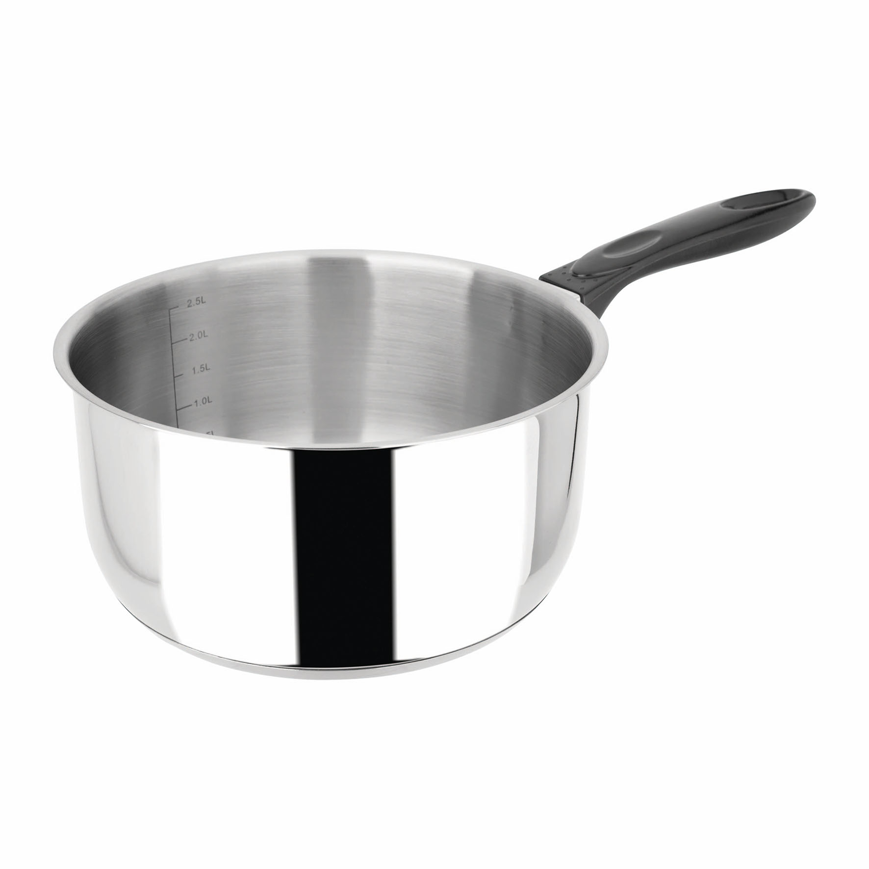 Image de Casserole Acier Inoxydable Ø 20 cm - Poignée Thermorésistante - Tous Feux dont Induction