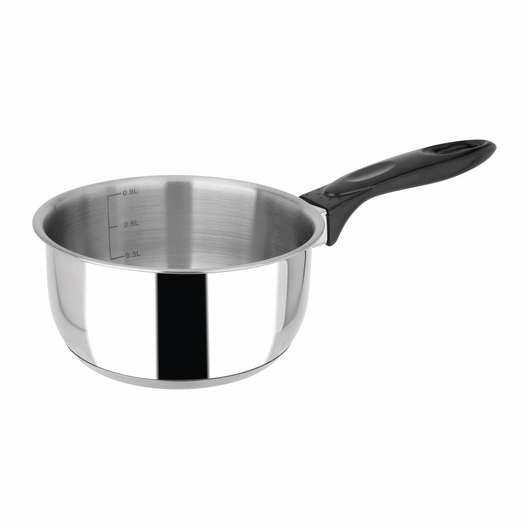 Image de Casserole Acier Inoxydable Ø 14 cm - Poignée Thermorésistante - Tous Feux dont Induction