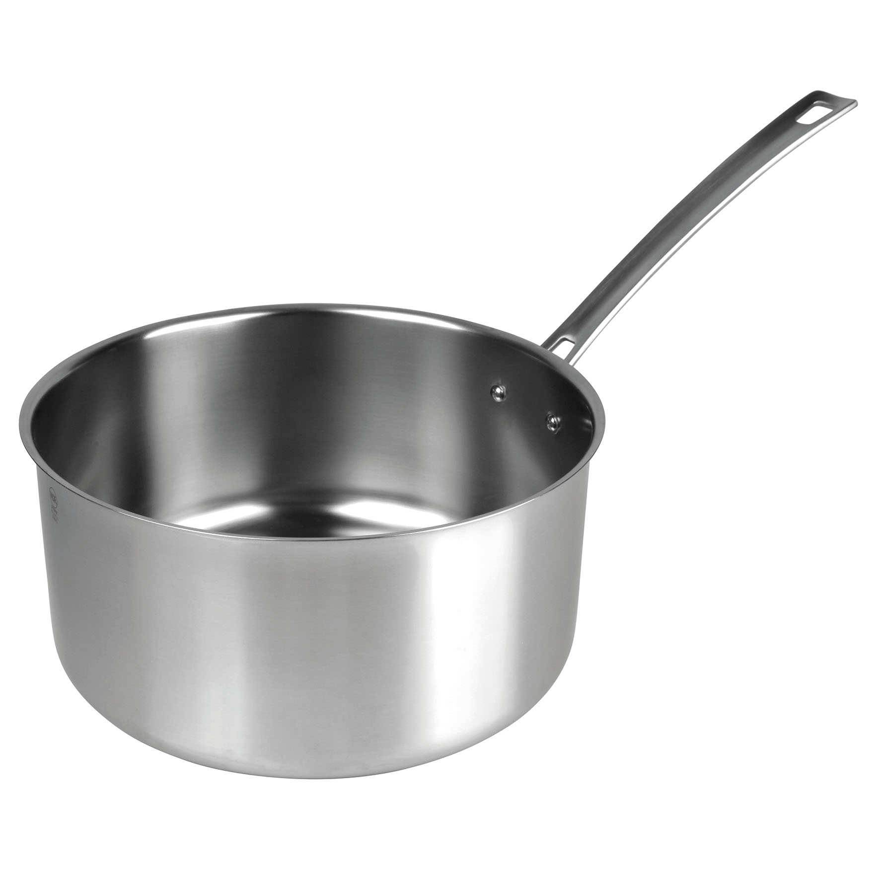 Image de Grande Casserole Horeca R en acier inoxydable qualité professionnelle diam. 28 cm - tous feux dont induction - sans PFOA, manche rivetée - fabrication française