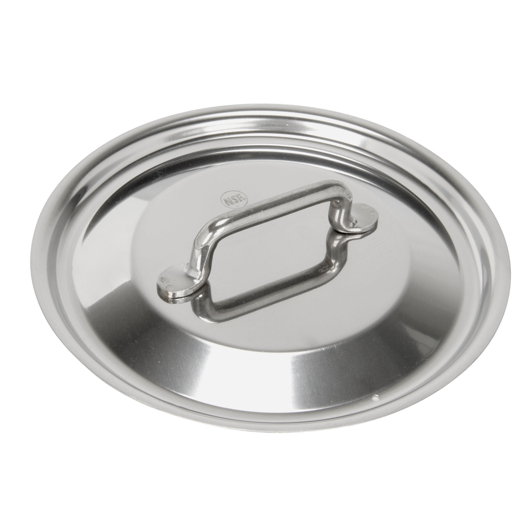 Image de Couvercle anti-projection Inox Gamme HORECA W Ø 18 cm - poignée en inox soudé - Fabriqué en France - Matériel CHR Pro restauration - Matériel de Restauration Inox