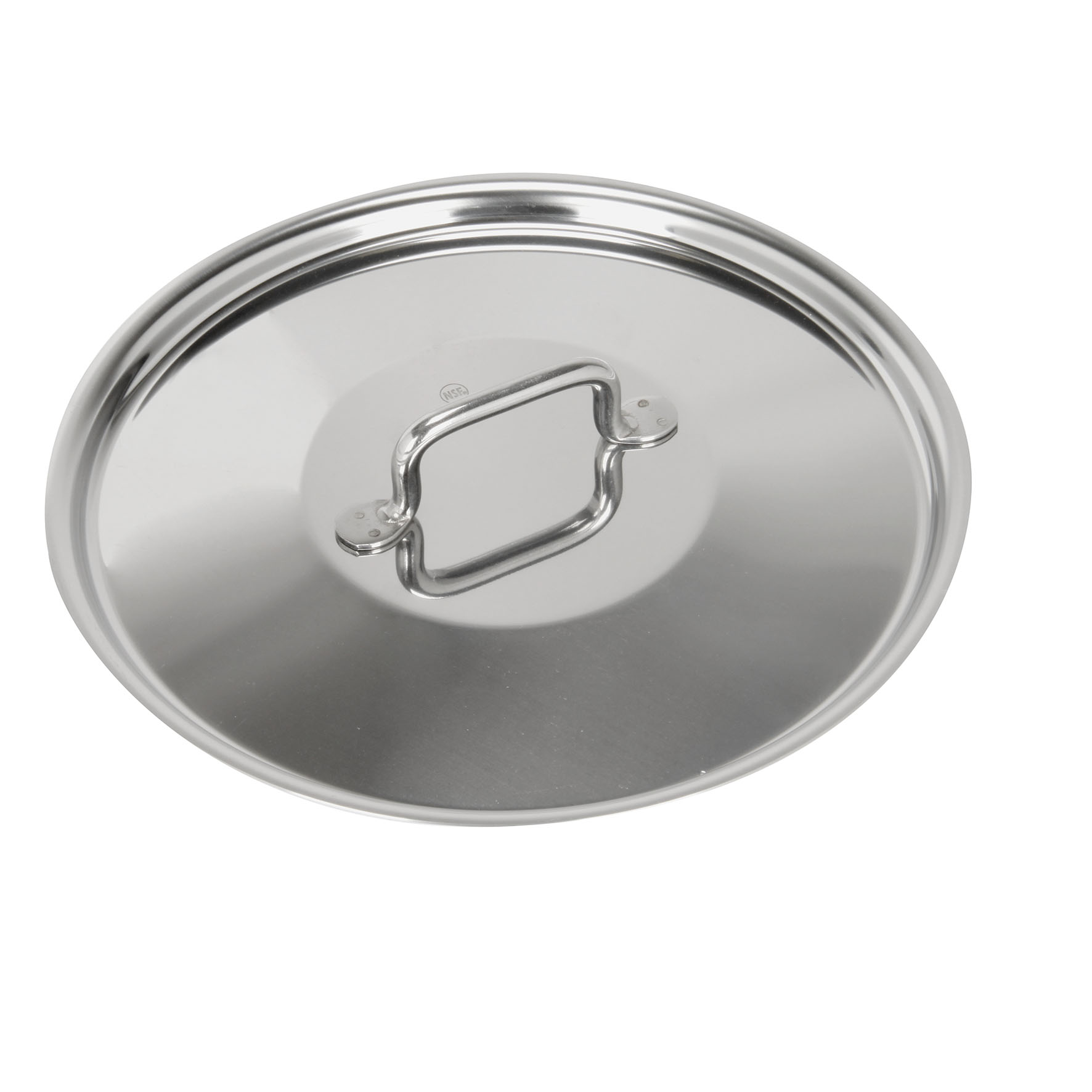 Image de Couvercle anti-projection Inox Gamme HORECA W Ø 30 cm - poignée en inox soudé - Fabriqué en France - Matériel CHR Pro restauration - Matériel de Restauration Inox