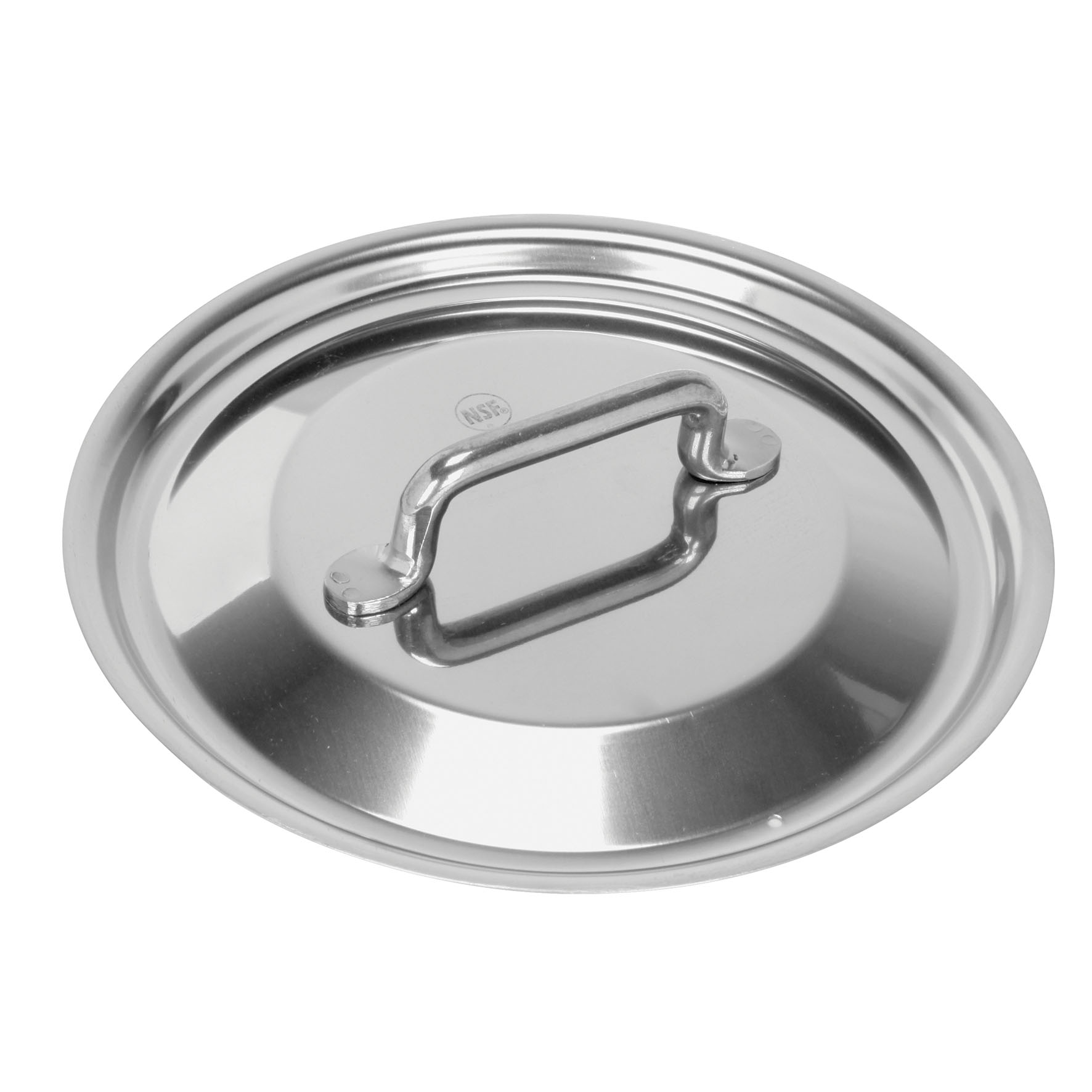 Image de Couvercle anti-projection Inox Gamme HORECA W Ø 16 cm - poignée en inox soudé - Fabriqué en France - Matériel CHR Pro restauration - Matériel de Restauration Inox