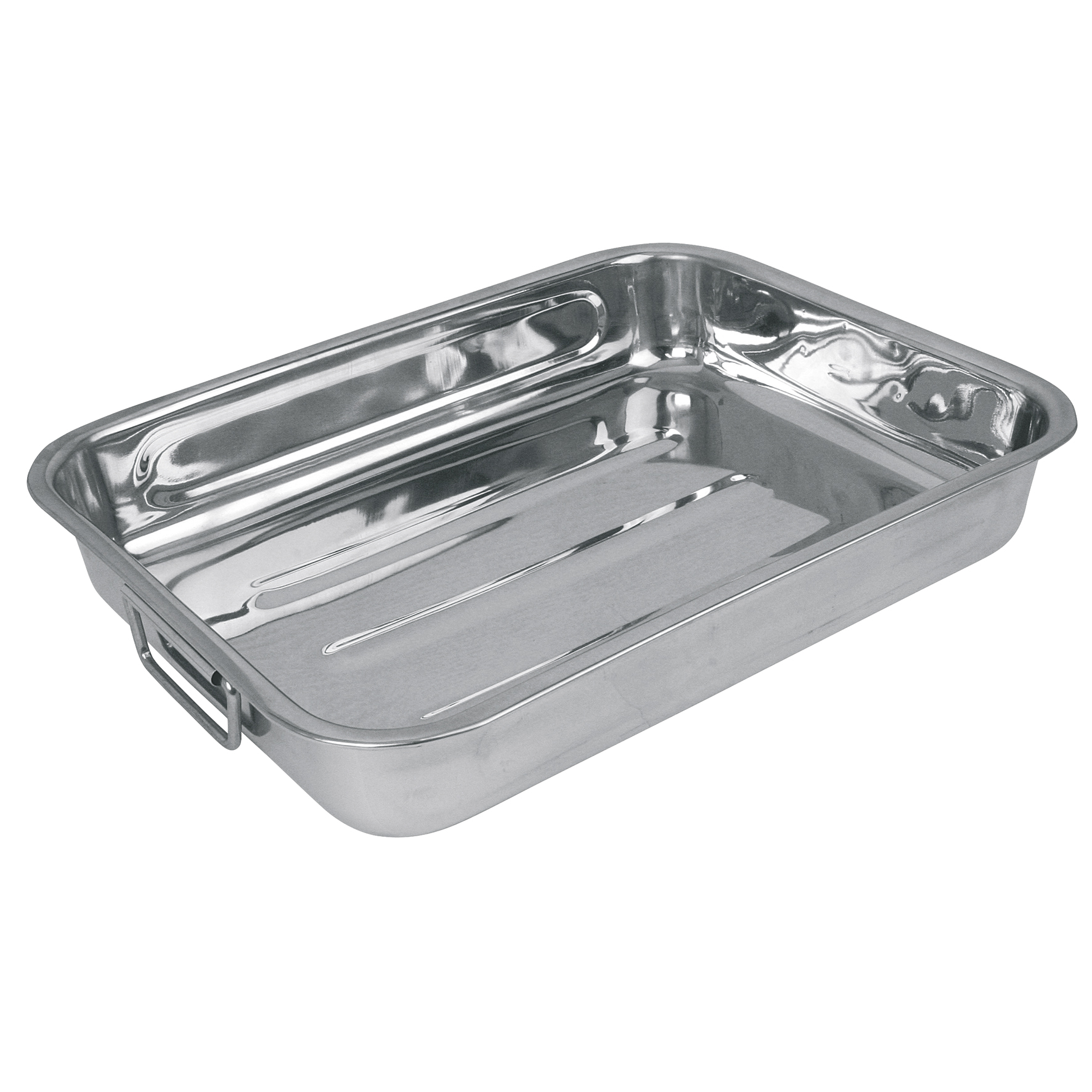 Image de Plat à Four rectangulaire en Inox 32 x 24 m