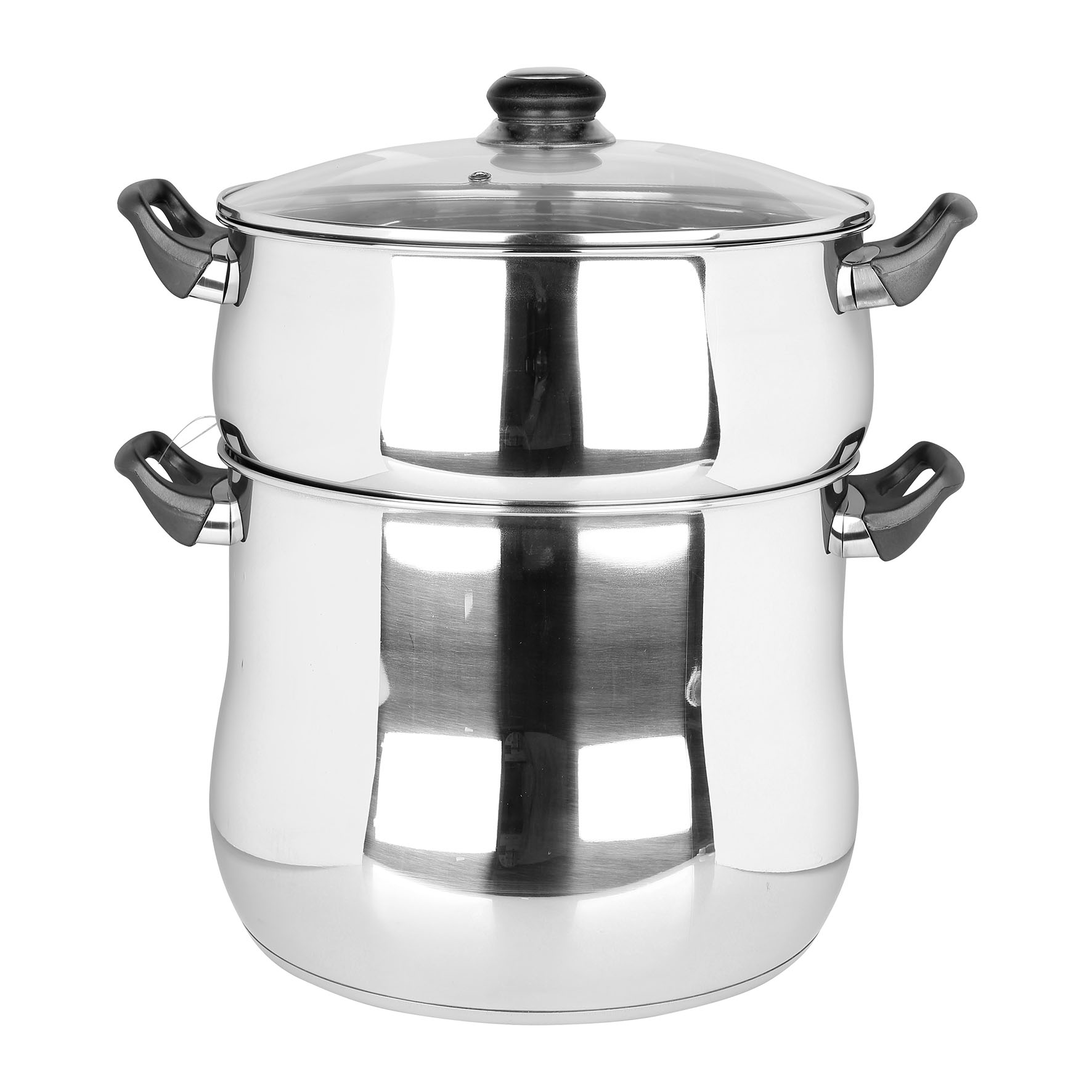 Image de Couscoussier en acier inoxydable Ø 28 cm H. 22,5 cm Capacité 16 Litres - Tous feux dont Induction