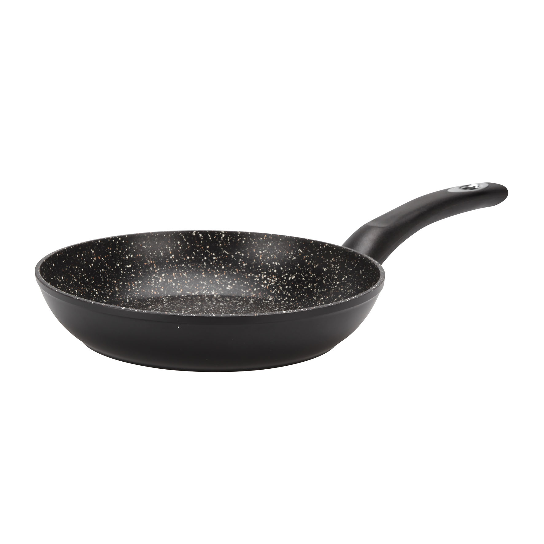 Image de Poêle Gamme GRANITY Ø24 cm en aluminium forgé noir - Revêtement intérieur effet pierre anti-adhérent sans PFOA - tous feux dont induction