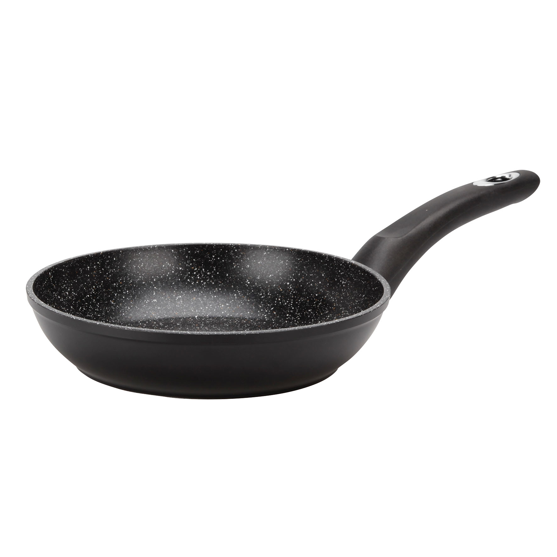 Image de Poêle Gamme GRANITY Ø20 cm en aluminium forgé noir - Revêtement intérieur effet pierre anti-adhérent sans PFOA - tous feux dont induction