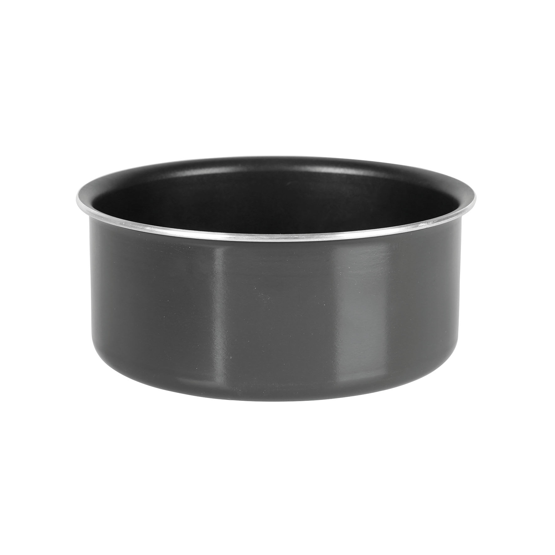 Image de Casserole Aluminium pressé Noir Ø 16 cm H 7.5 cm - Revêtement intérieur anti-adhésif sans PFOA -compatible manche DECLIC NEW (non inclus) - Tous feux dont induction