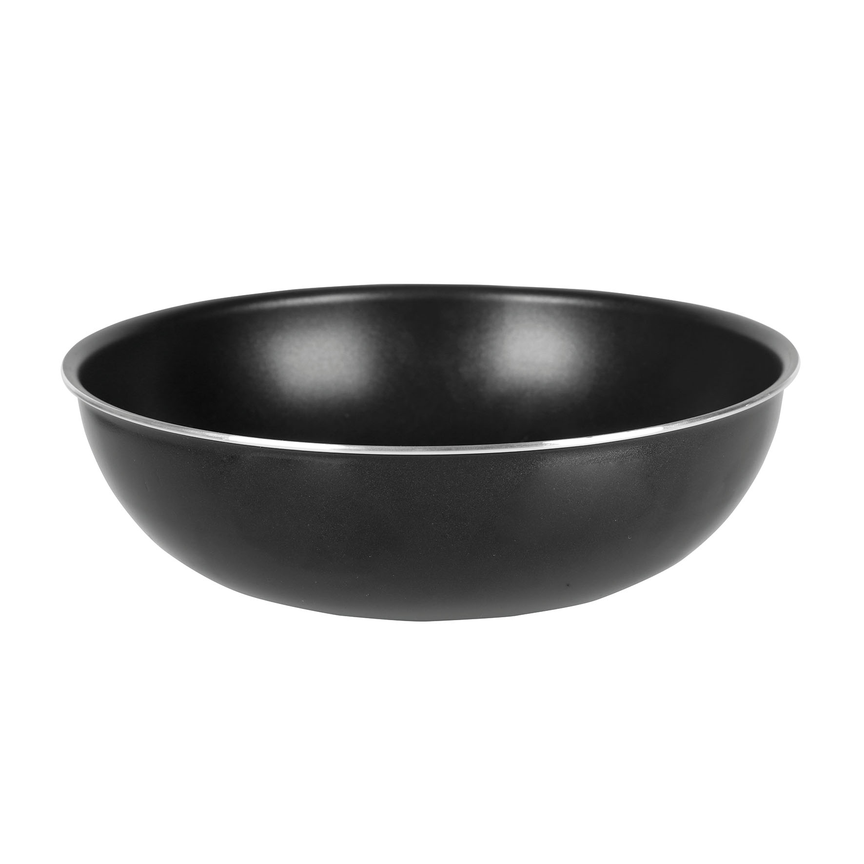 Image de Wok aluminium Ø28 cm H 8,5 cm - Revêtement intérieur noir anti-adhésif sans PFOA - compatible manche DECLIC NEW (non inclus) - Tous feux dont induction