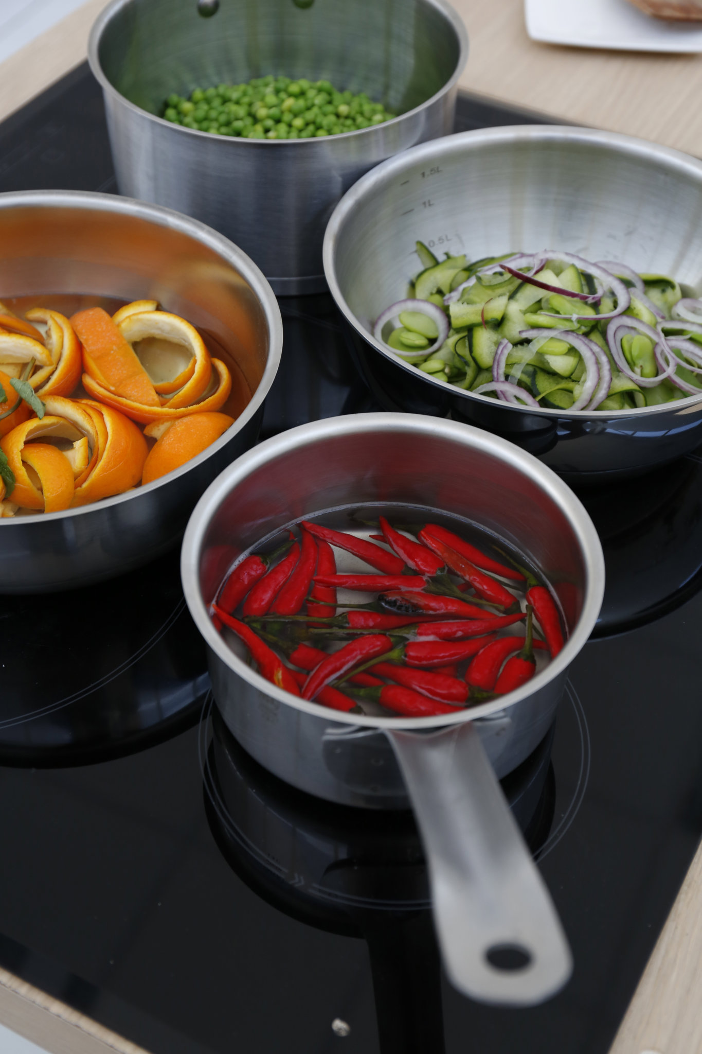 Image de Casserole Acier Inoxydable HORECA W qualité professionnelle Ø14 cm / 0,9 L - Fabriquée en FRANCE - tous feux dont induction - Manche en inox riveté